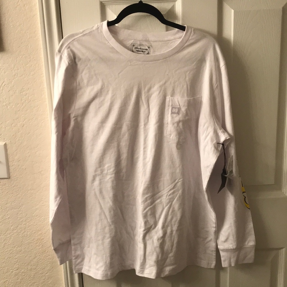 Long sleeve white been trill shirt